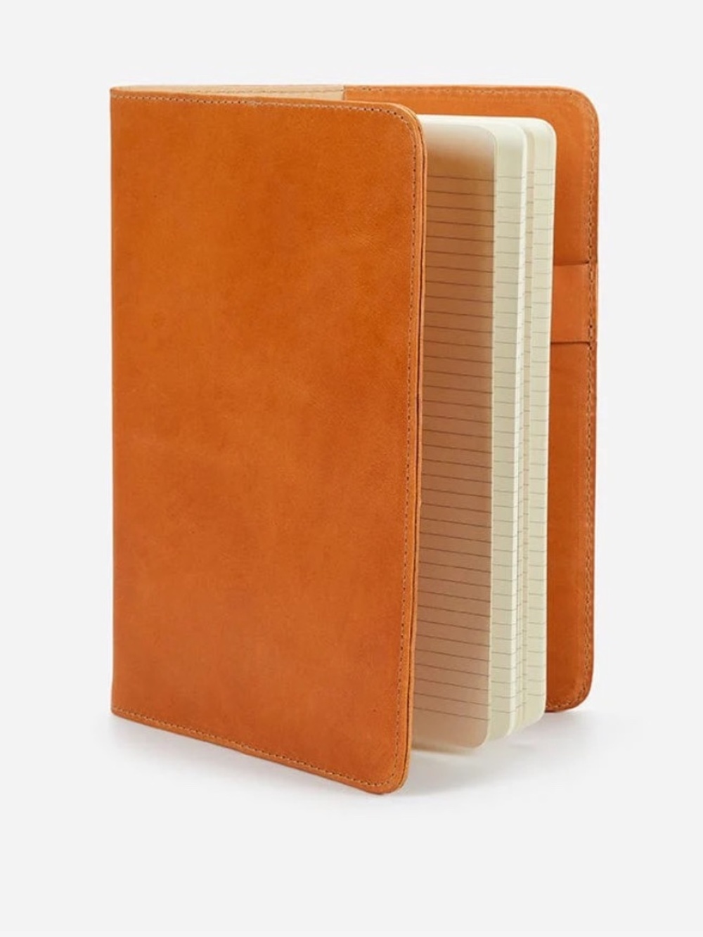 Parker Clay Folio Full-Grain Leather – Includes Journal Insert, NWT